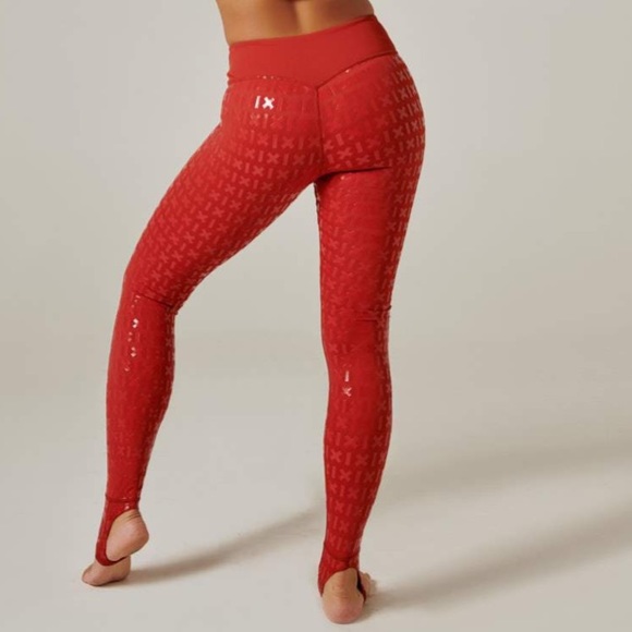 CREATURES OF XIX Gecko Grip Leggings: Red Rust - Picture 2 of 6
